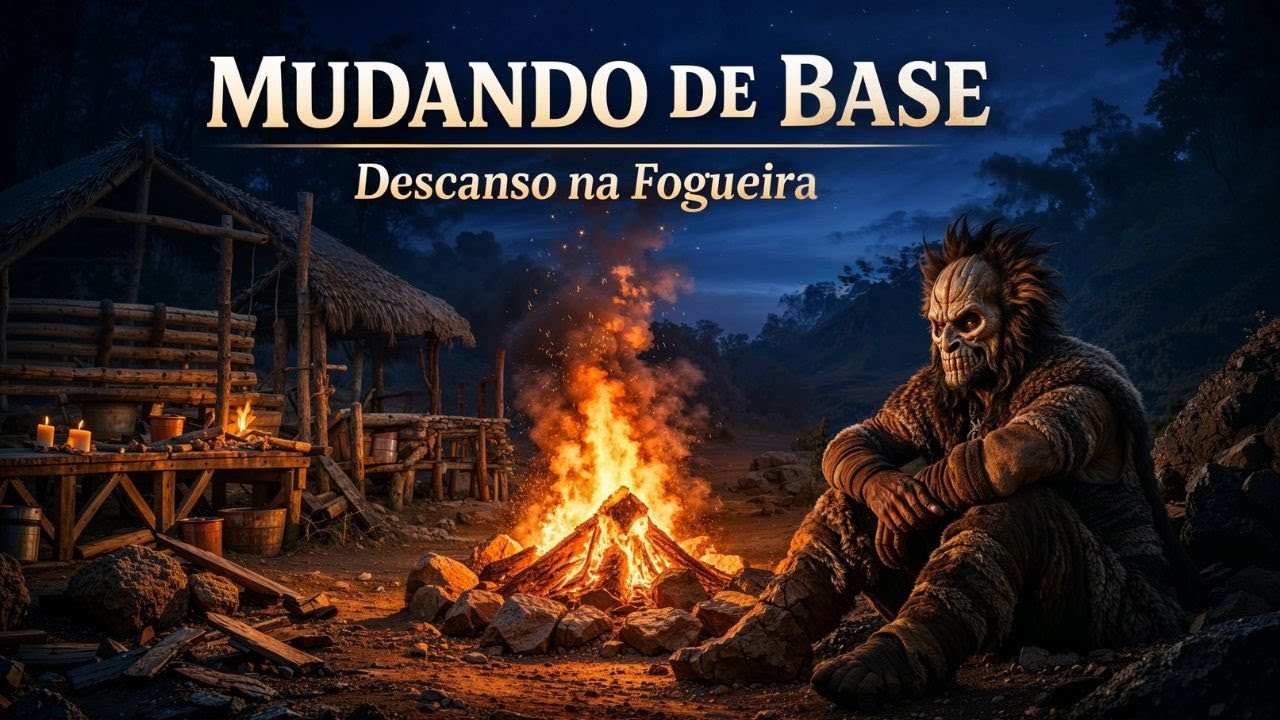 MUDANDO DE BASE 🔥 Descanso na Fogueira | Soulmask Live