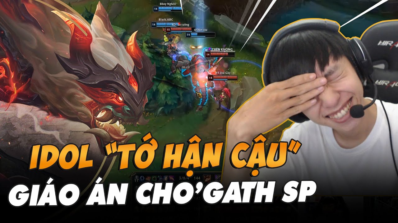 BÌNH LUẬN RANK ĐỒNG: CƯỜI ĐAU BỤNG KHI IDOL TỚ HẬN CẬU ĐEM GIÁO ÁN CHO'GATH SUPPORT HƠN 7k MÁU