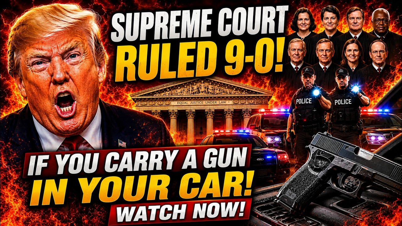 9-0 Supreme Court Ruling Changes Traffic Stops Forever &mdash; Gun Owners MUST See This