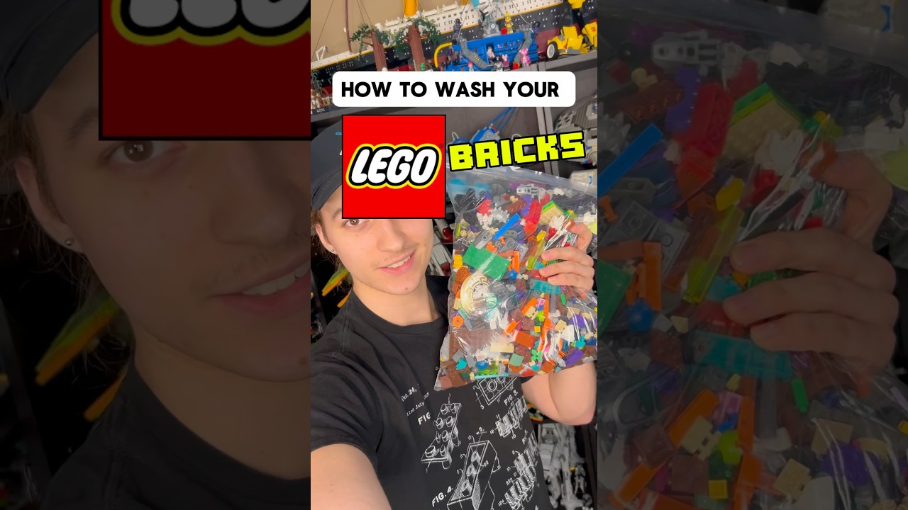 How to wash your LEGO bricks/sets #LEGO