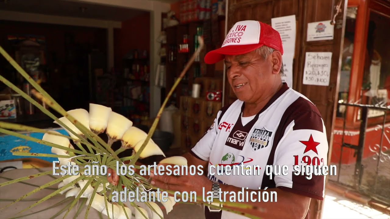 Sábado de Gloria, decoración de Cucharilla, Semana Santa 2021. Xalpantzingo, Cuetzalan del Progreso.