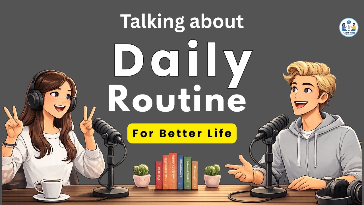 Learn English by Talking About My Daily Routine | English Podcast
