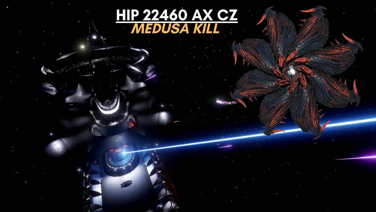 AXCZ Medusa Kill - Deadly Group Battle in HIP 22460 | Elite Dangerous