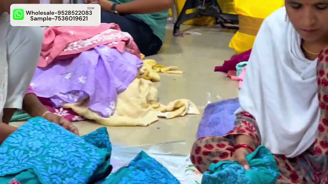 CHIKANKARIBAZAR new stock aagaya chandari me | vlog 1 | #chikankaribazar #lucknow