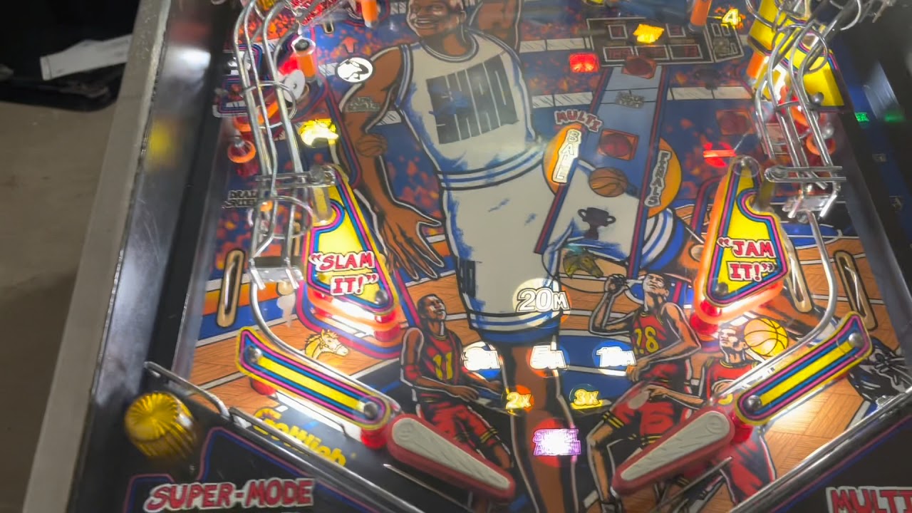 Shaq Attaq Pinball! Repairs and maintenance.
