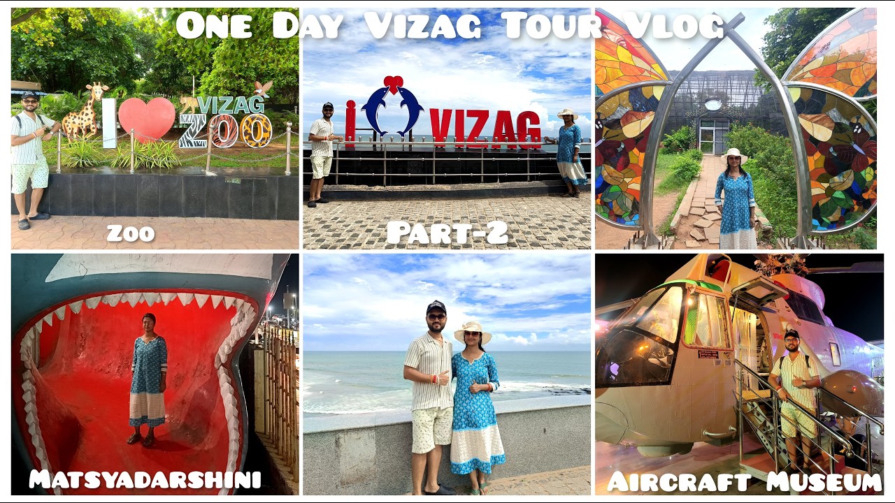 Vishakhapatnam Budget Tour Guide Part-2| Places to visit in Vizag| R K Beach🏖️Vizag Zoological Park