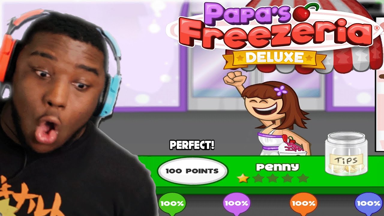 I GOT 100 POINTS !!!  | Papa's Freezeria