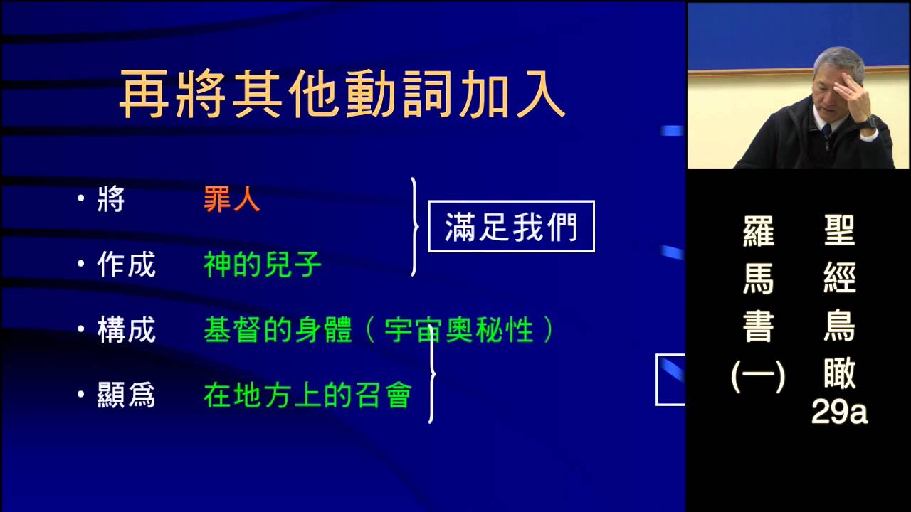 聖經鳥瞰29 羅馬書(一)(王生台弟兄)