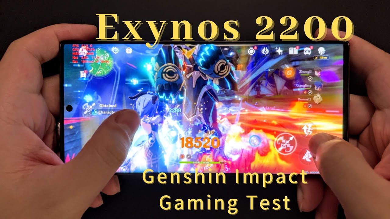 AMD + Exynos 2200 Failed Again, Galaxy S22 Ultra Genshin Impact Gaming FPS Test