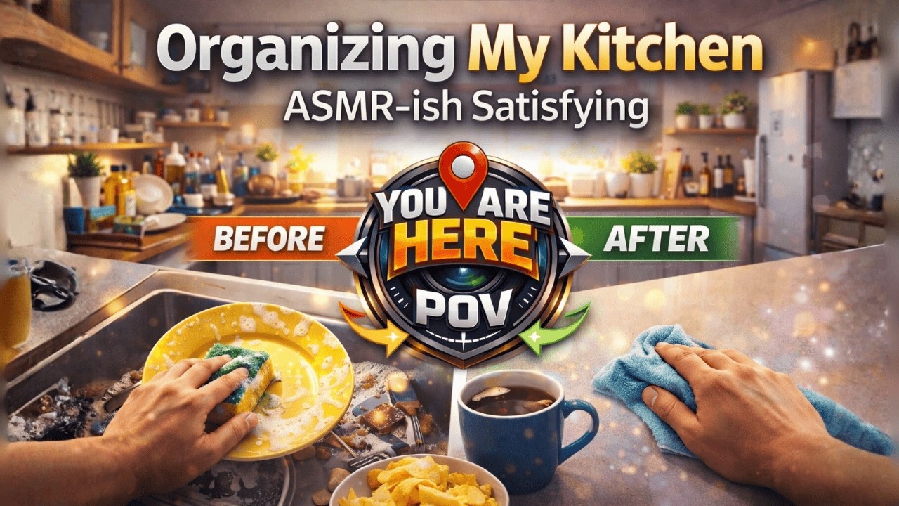 Organizing My Kitchen – ASMR-ish Satisfying