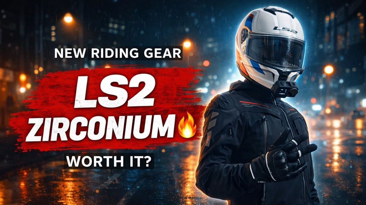Finally Upgraded My Riding Gear! | LS2 Zirconium First Impression