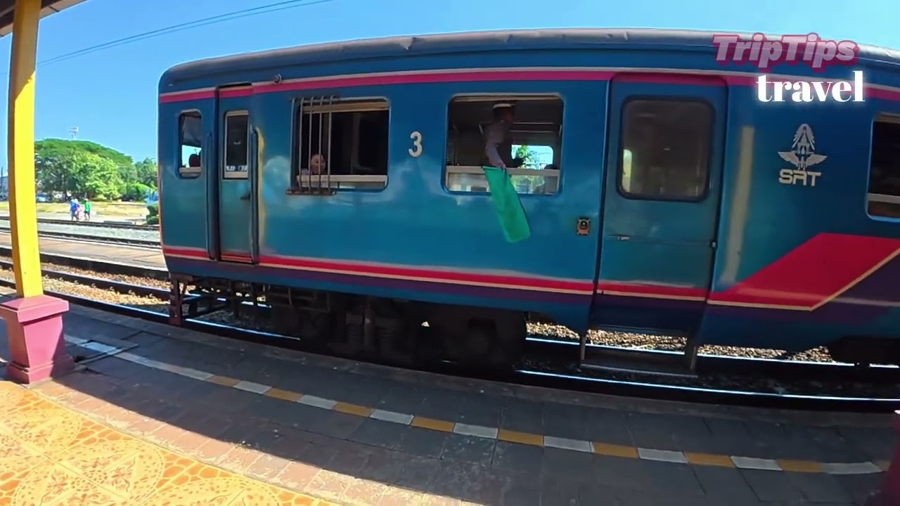 ขึ้นรถไฟท้องถิ่นจากศรีสะเกษไปอุทุมพรพิสัย (2) 