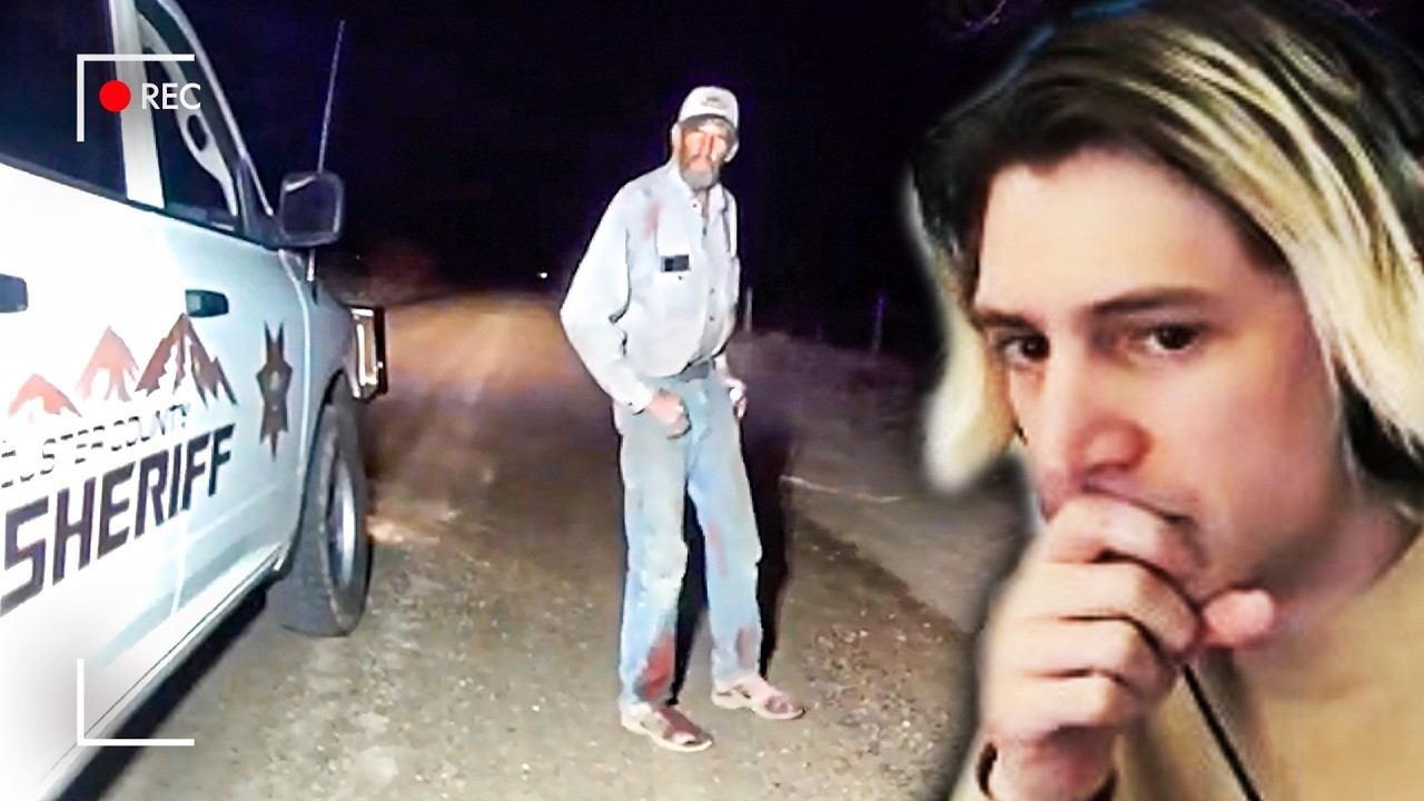 Cop Runs Into Secret Killer Dumping Body Parts In River | xQc Reacts