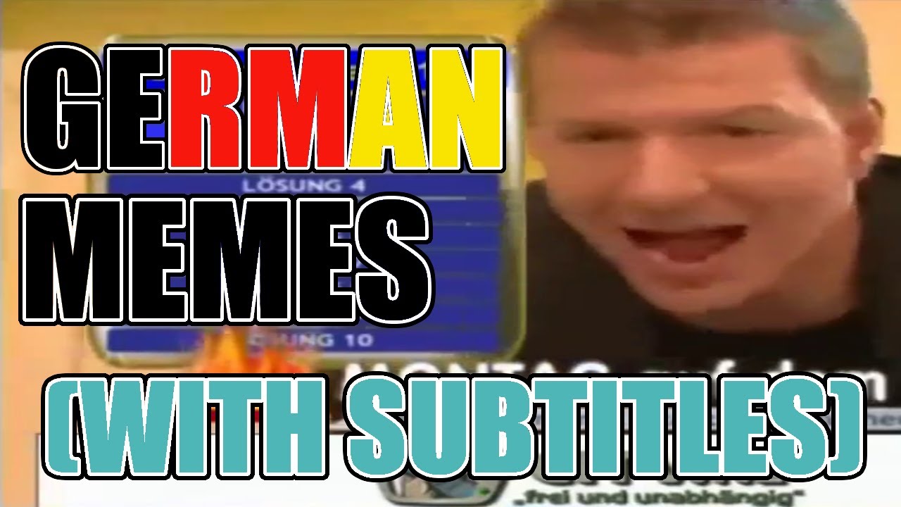 The BEST German Memes [With english subtitles]