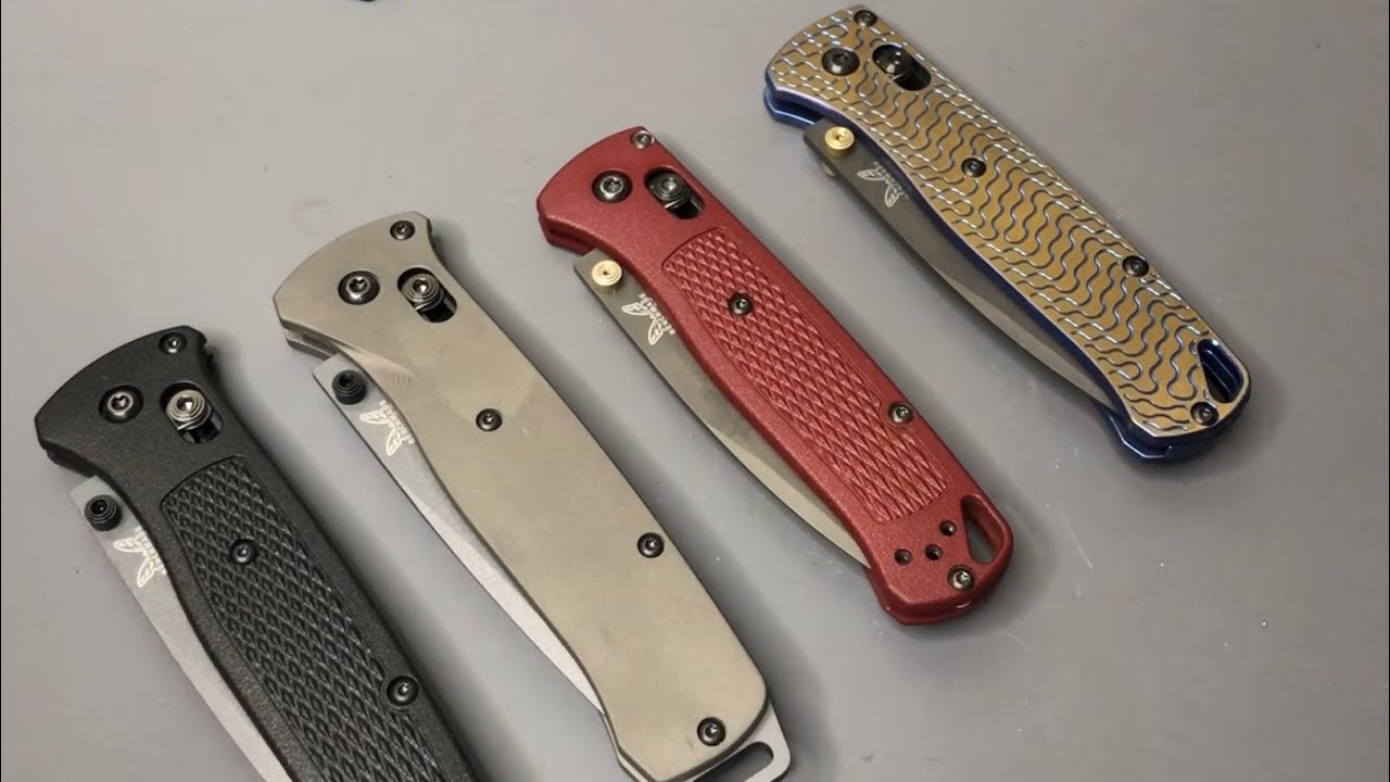 Rock Scale Design Titanium Benchmade Bailout Scales