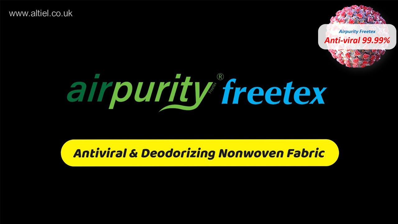 Airpurity freetex, Antiviral fabric, Antimicrobial fabric- 99.99% efficacy against Human Coronavirus