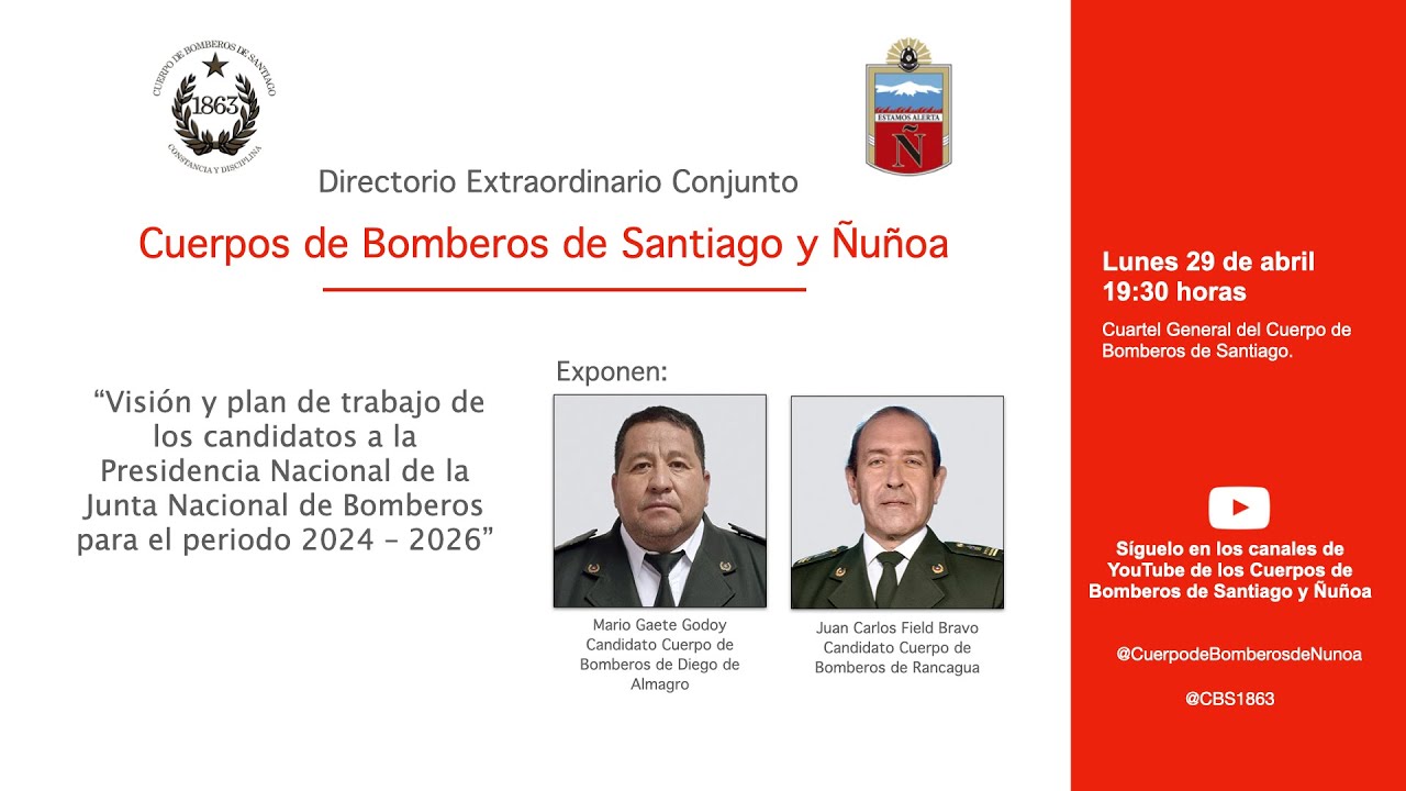 Directorio Extraordinario Conjunto CBS y CBÑ