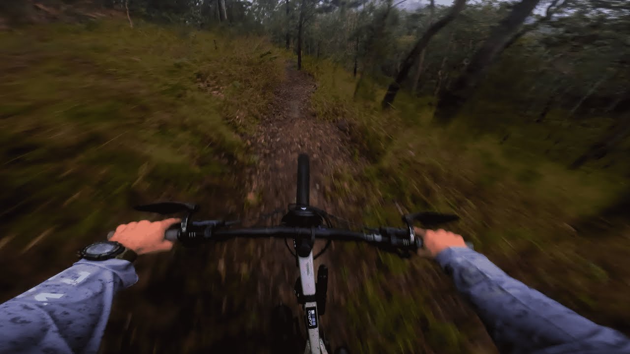 Atherton MTB Park Track 10 Descent (Cliff Hanger)