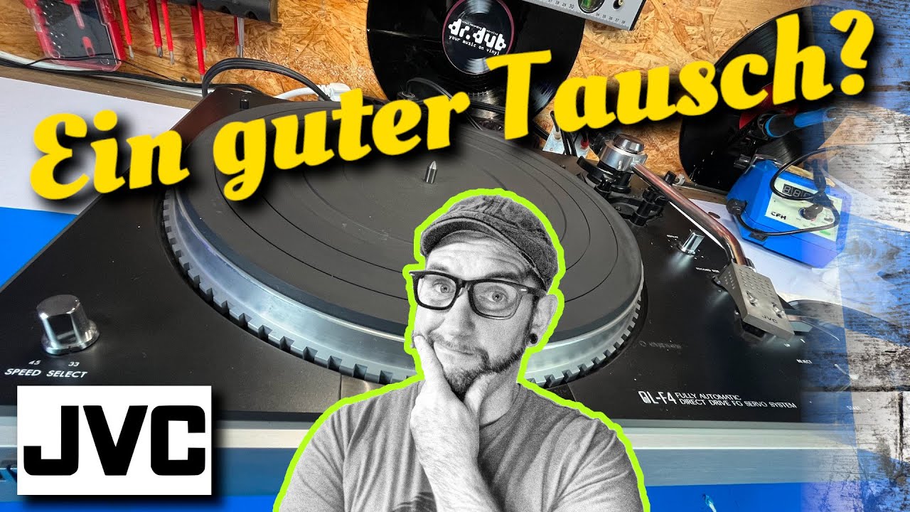 ❓War DAS eine GUTE IDEE? - Der JVC QL-F4 Plattenspieler #vintagehifi #jvc