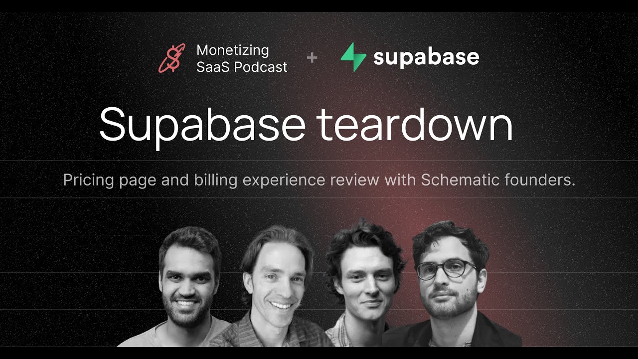 Supabase Teardown: Pricing, Onboarding & Billing Breakdown (Part 1)