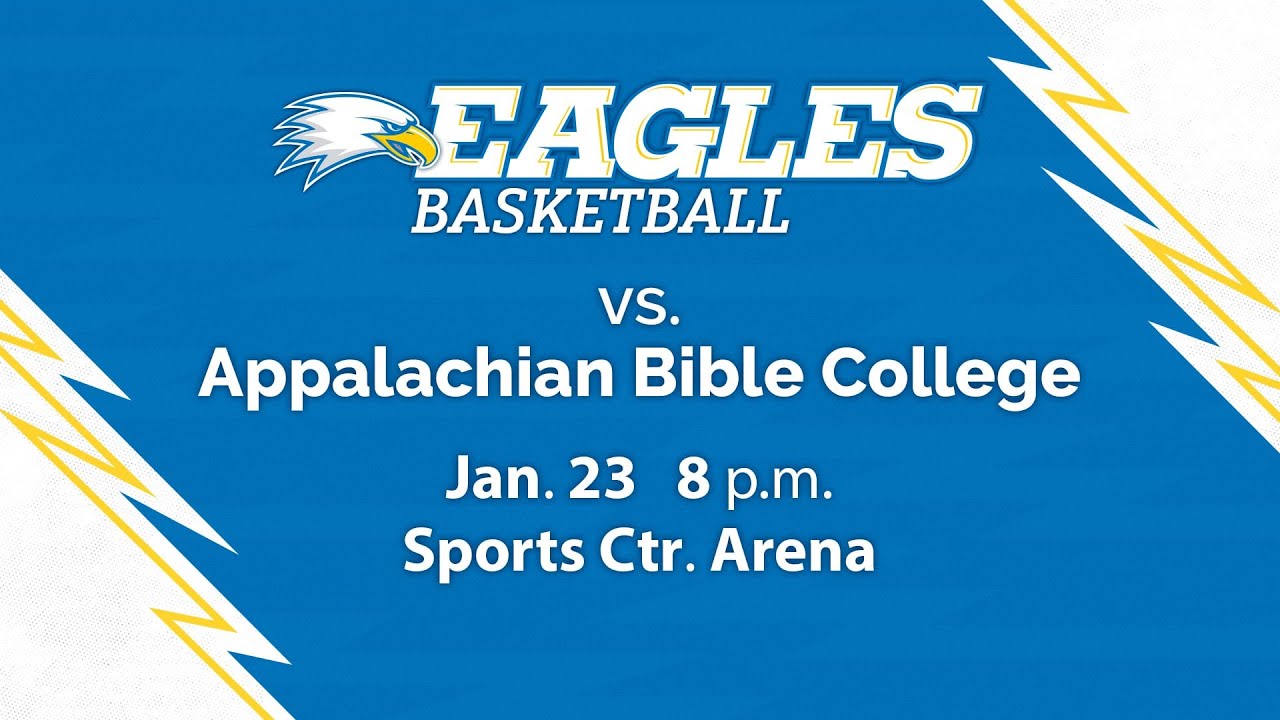 Eagles Basketball vs Appalachian Bible College at 8 p.m. on 1/23/26