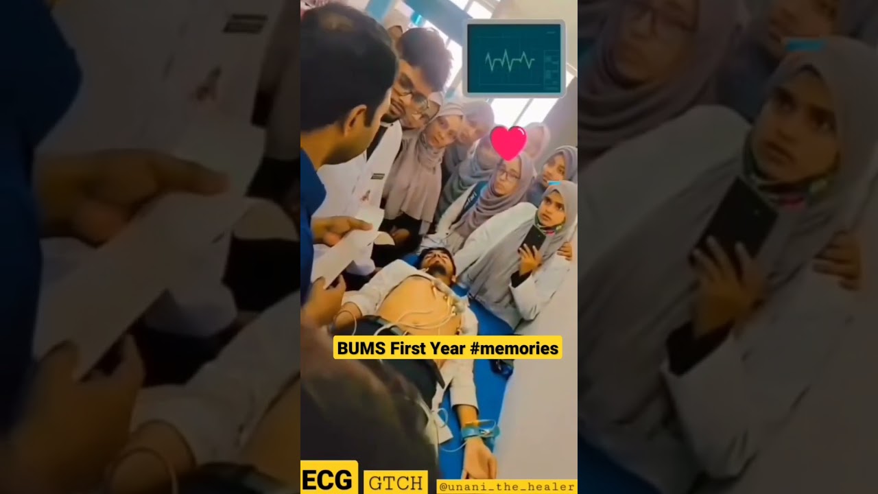 First Year medico / BUMS First Year/ Electrocardiogram 