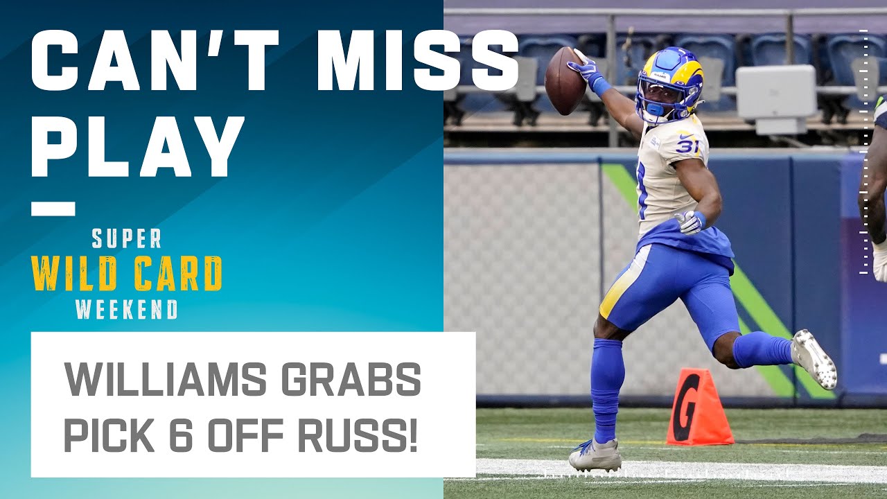 Darious Williams Grabs a Pick 6 Off Russell Wilson!