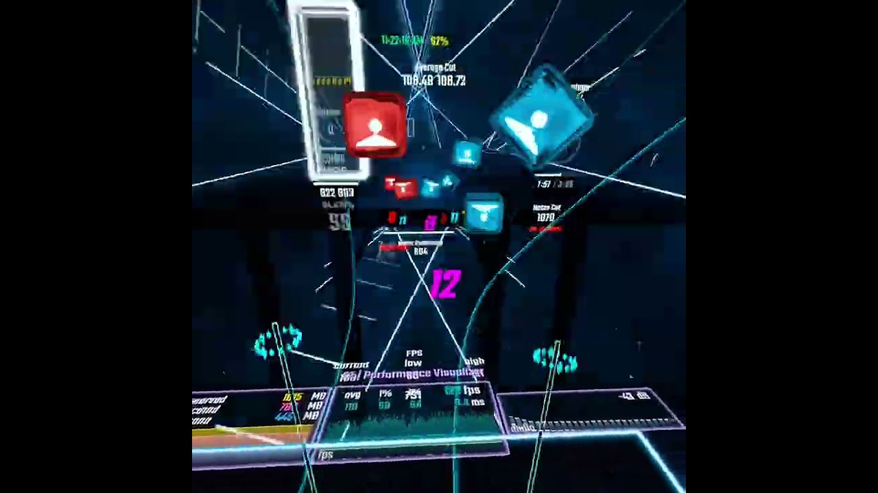 BTS Of the “Rare footage of me liking and playing a scoresaber map”