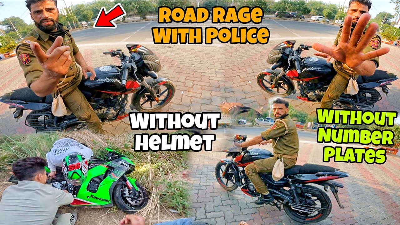Serious Road Rage With Police😰 || ZX10r Live Crash
