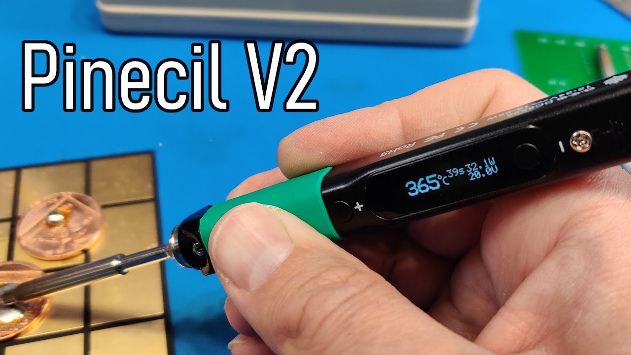 Паяльник SDG #275 Pinecil V2 PINE64 с открытым исходным кодом — тест с печатными платами от JLCPCB