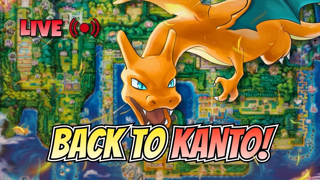 LIVE: Reliving Pokémon FireRed on Switch