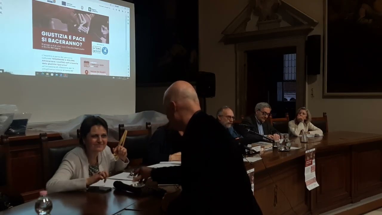 “Giustizia e pace si baceranno?” Dialogo a due voci con Claudia Mazzucato e Guido Bertagna