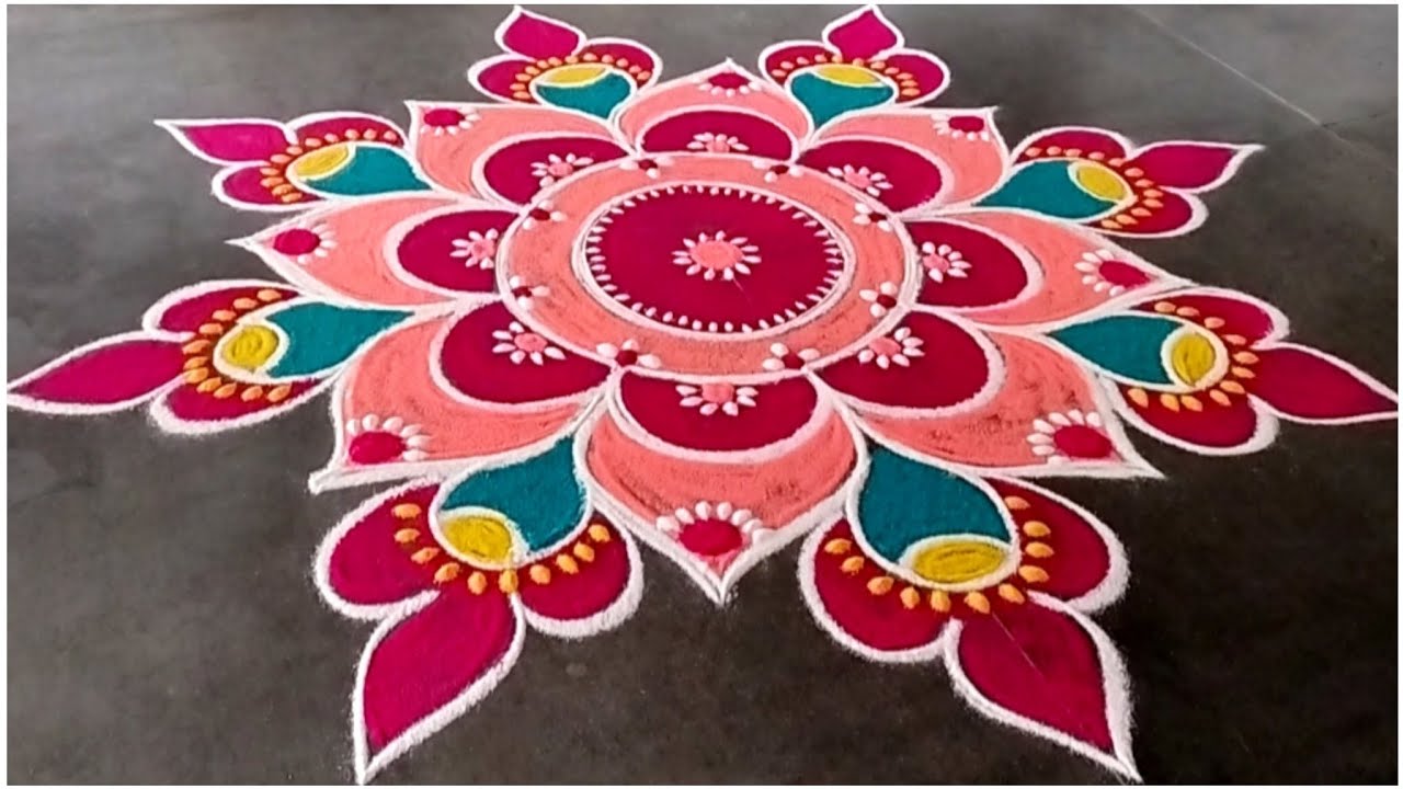 Simple & Easy Rangoli Designs 2026 | Daily Muggulu | Thai Maasam Kolam - Step by Step for Beginners