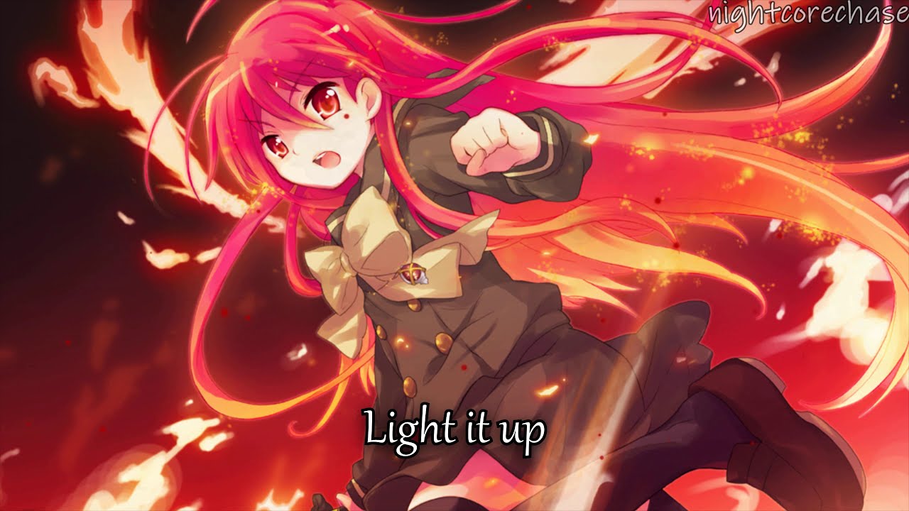 Nightcore - Burn (Lyrics)