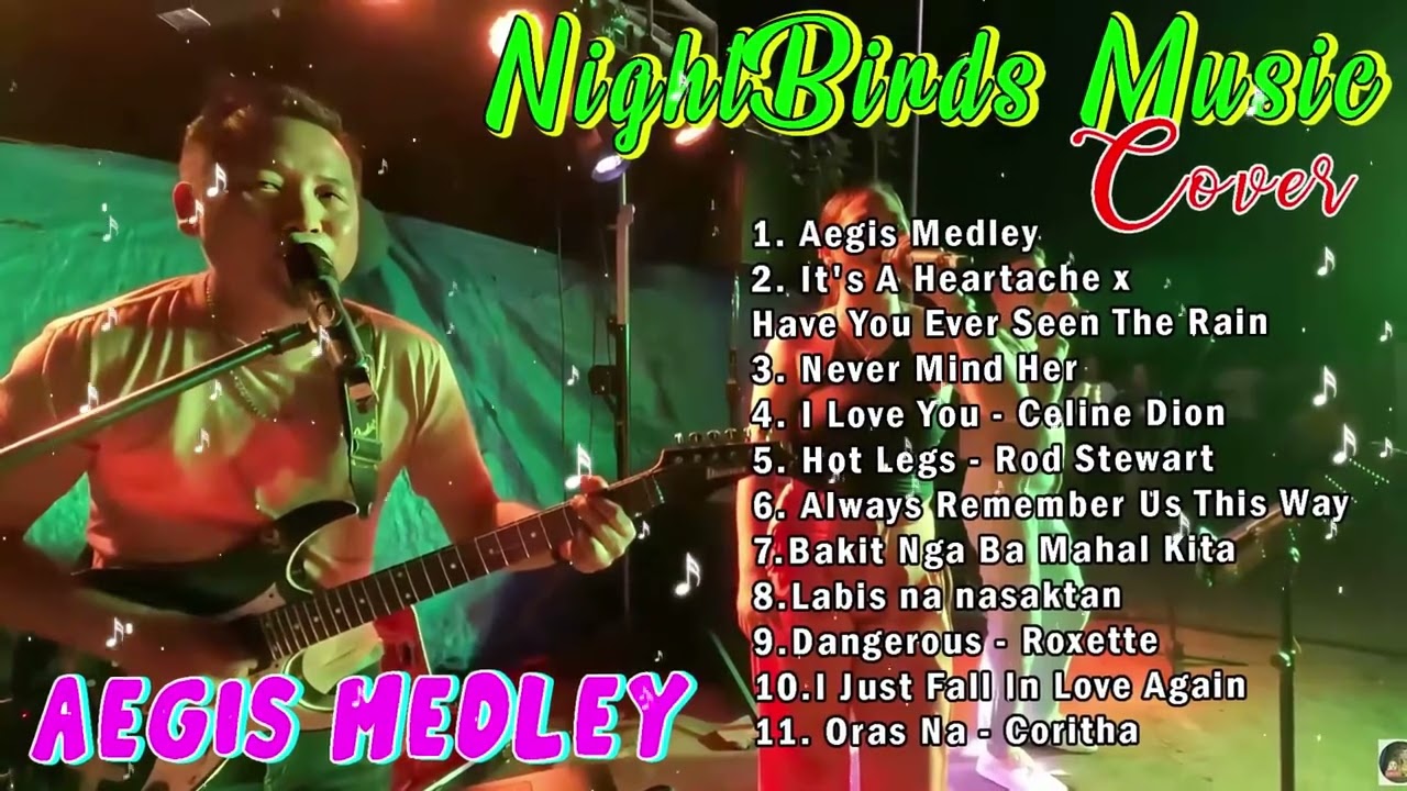 NightBirds Band Nonstop 2025✨Romantic OPM Top Hits 2025 With Lyrics💃Aegis Medley ~ NightBirds Music