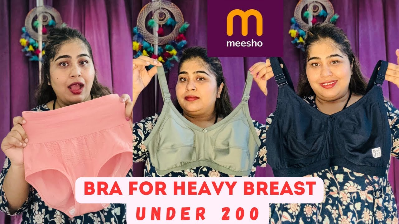 Meesho Haul❤️Meesho Bra Haul❤️plus Size Bra for Big Bust , Tummy Tucker, panty, Meesho inner wear