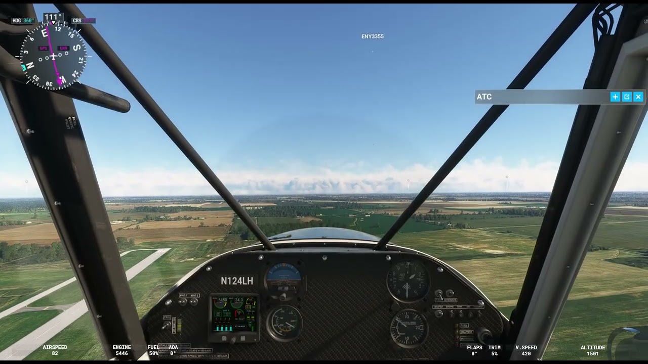 Savage Cub lands at Y70 Ionia Co MI