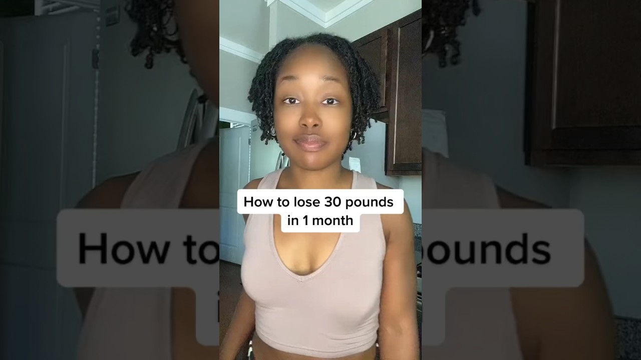 How to lose 30 pounds in 1 month 👀🙌🏾 #weightlosscoach #fasterwaytofatloss #weightlosstips