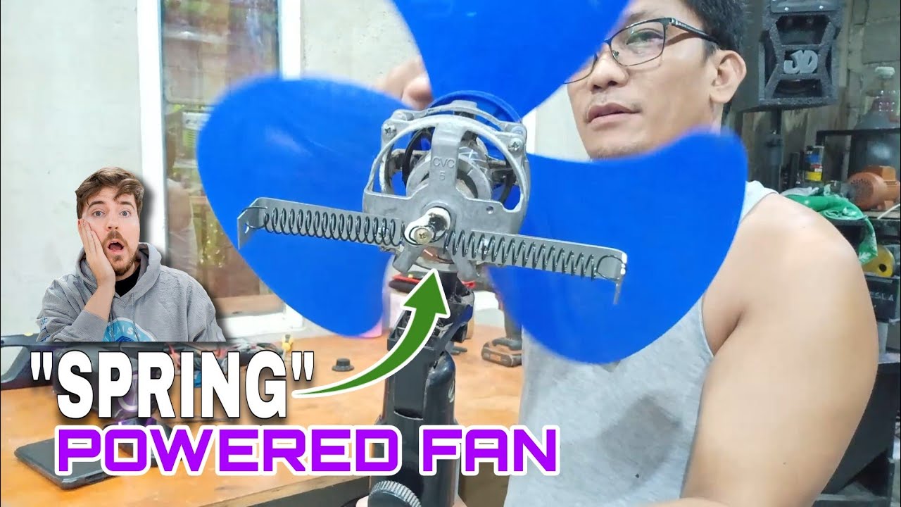 FREE ELECTRICITY FAN SPRING ENGINE PERPETUAL MACHINE 100% LEGIT PALA