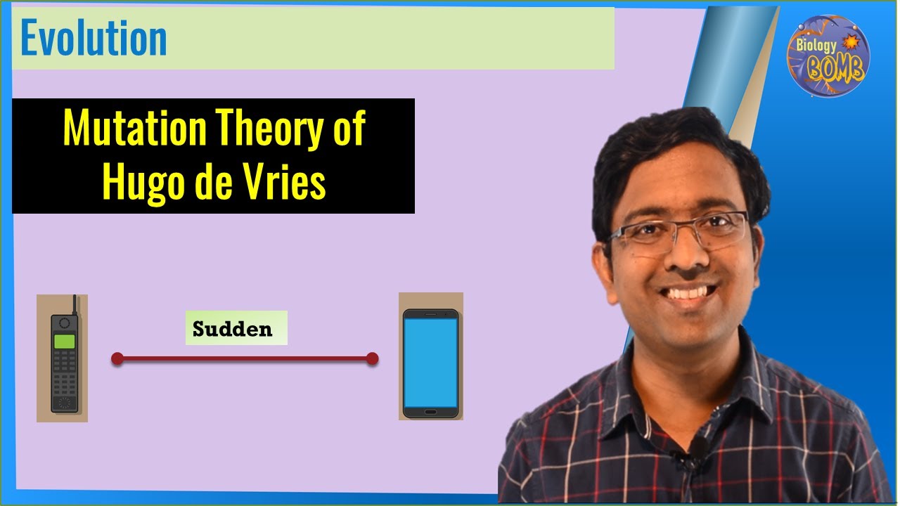 Mutation Theory of Hugo de Vries I Evolution I NEET I Dr Kunal Tatte (KT)