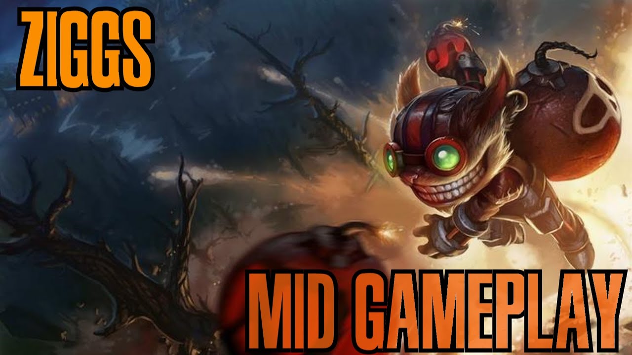 League of Legends - Ziggs Mid Gameplay - WHEPA CHAMUSCADO [PT-BR]