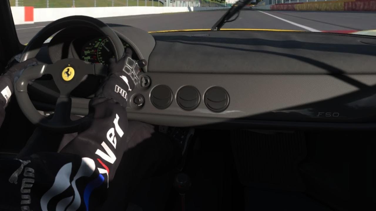 Gran Turismo 7 Ferrari F50 Inside & Outside Gameplay