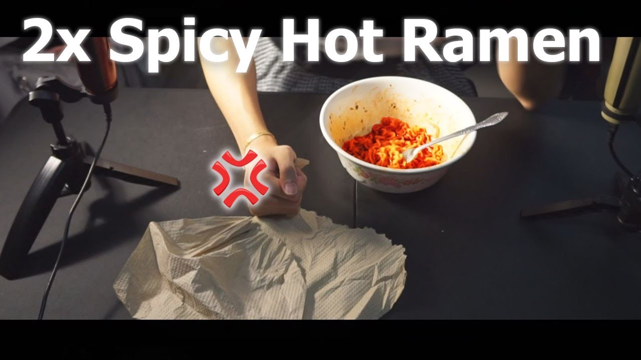 2x Spicy Hot Ramen Challenge ASMR