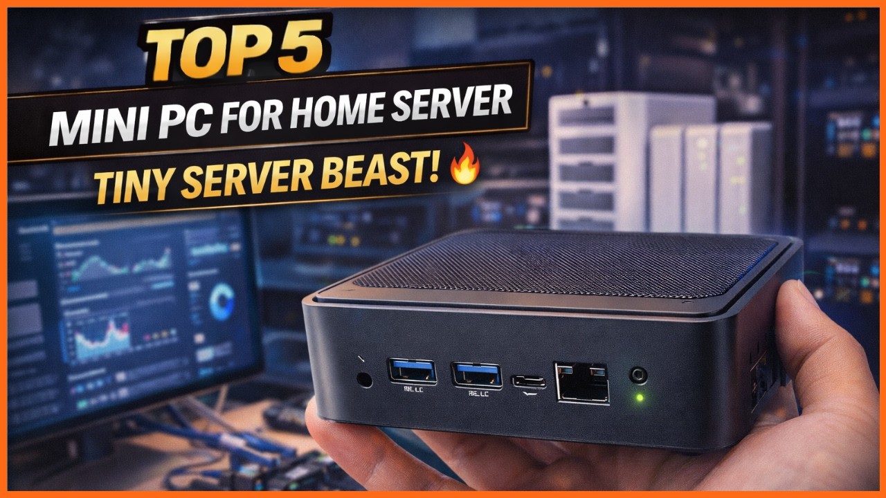 ✅ Top 5 Best Mini PC For Home Server 2026 🔥 | This Tiny PC Runs My Entire Home Server! 😱
