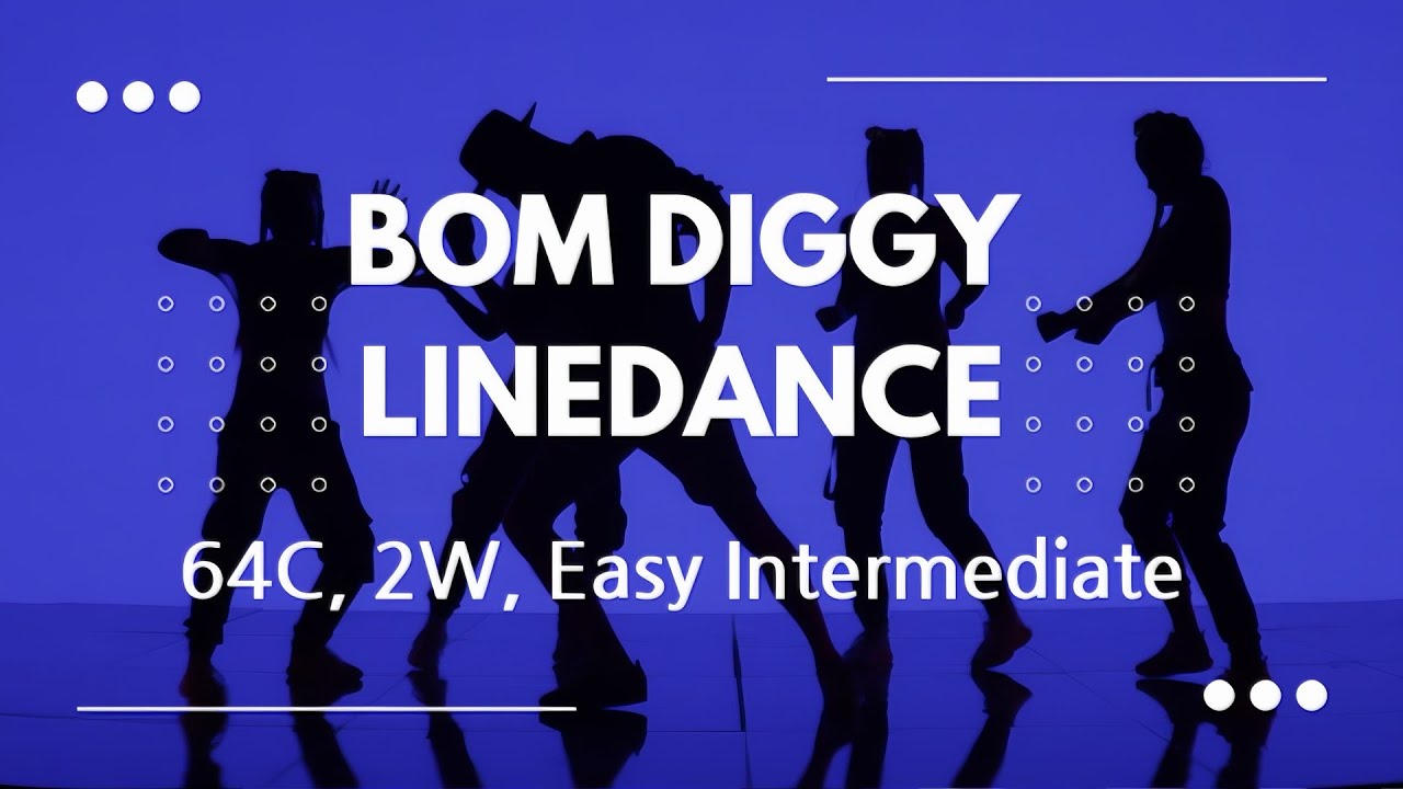 BOM DIGGY LINEDANCE l 밤디기라인댄스 l Easy Intermediate l HIPHANLINEDANCE (요즘힙한라인댄스)