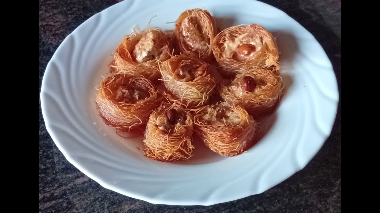 اسهل طريقة لف عش البلبل بالجبن ووالمكسرات😋