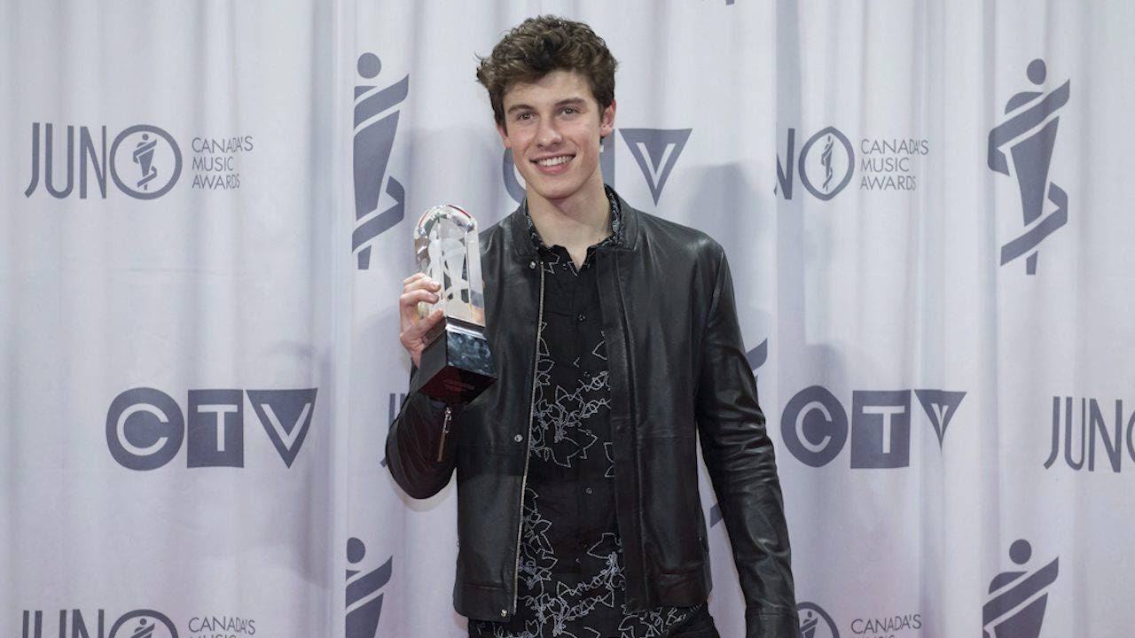 Juno winner Shawn Mendes on how he handles success