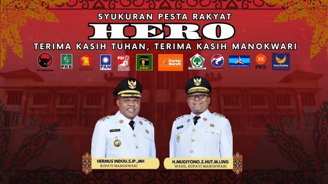 🔴 LIVE STREAMING ~ SYUKURAN PESTA RAKYAT HERO - TERIMA KASIH TUHAN, TERIMA KASIH MANOKWARI
