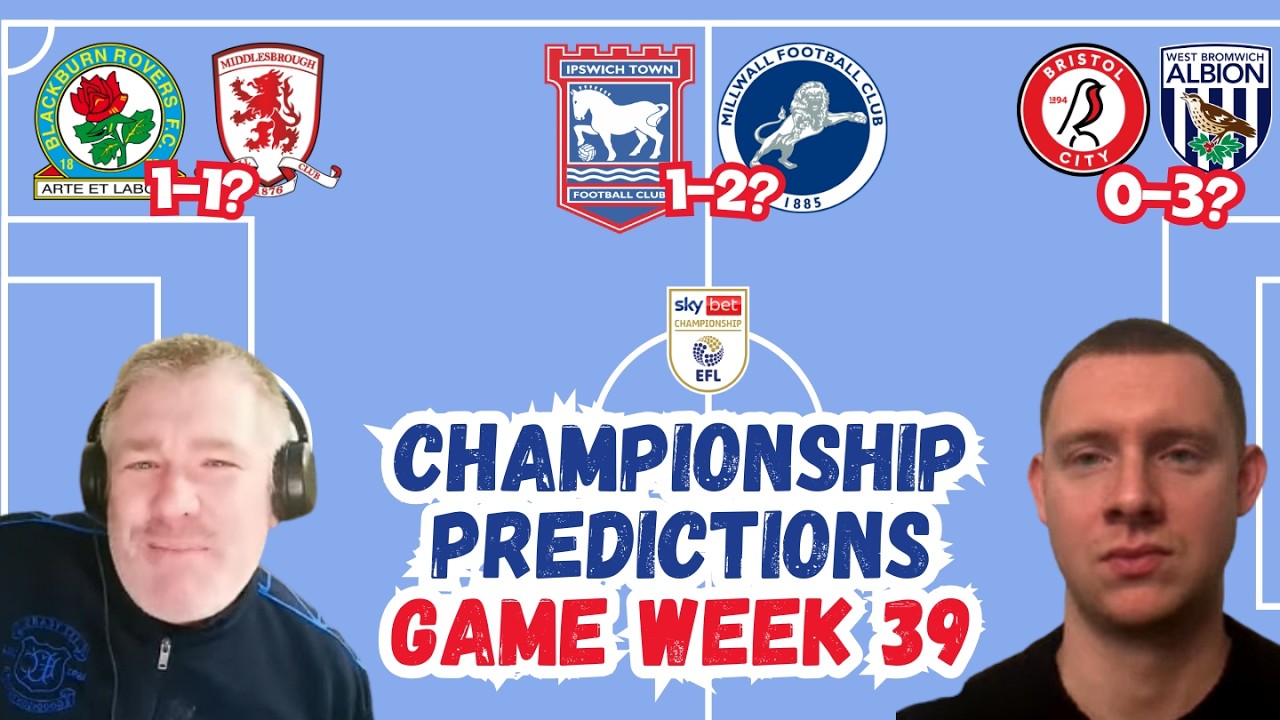 CHAMPIONSHIP PREDICTIONS Match Day 39 | Can We Beat AI?