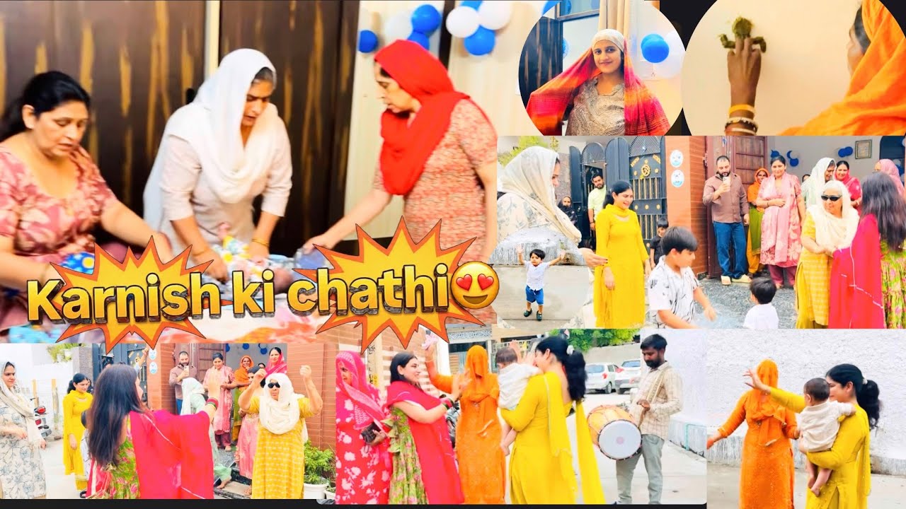 Part 1 Mama k ghar gaye🥰Karnish ki chathi par😍🥳#familyvlog #viralvideo #explorenow #babyboy #viral